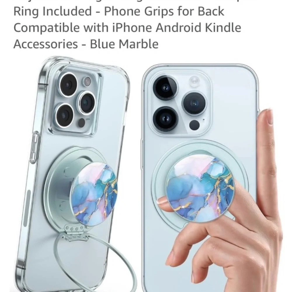 Phone Grip with Ring for Smartphones